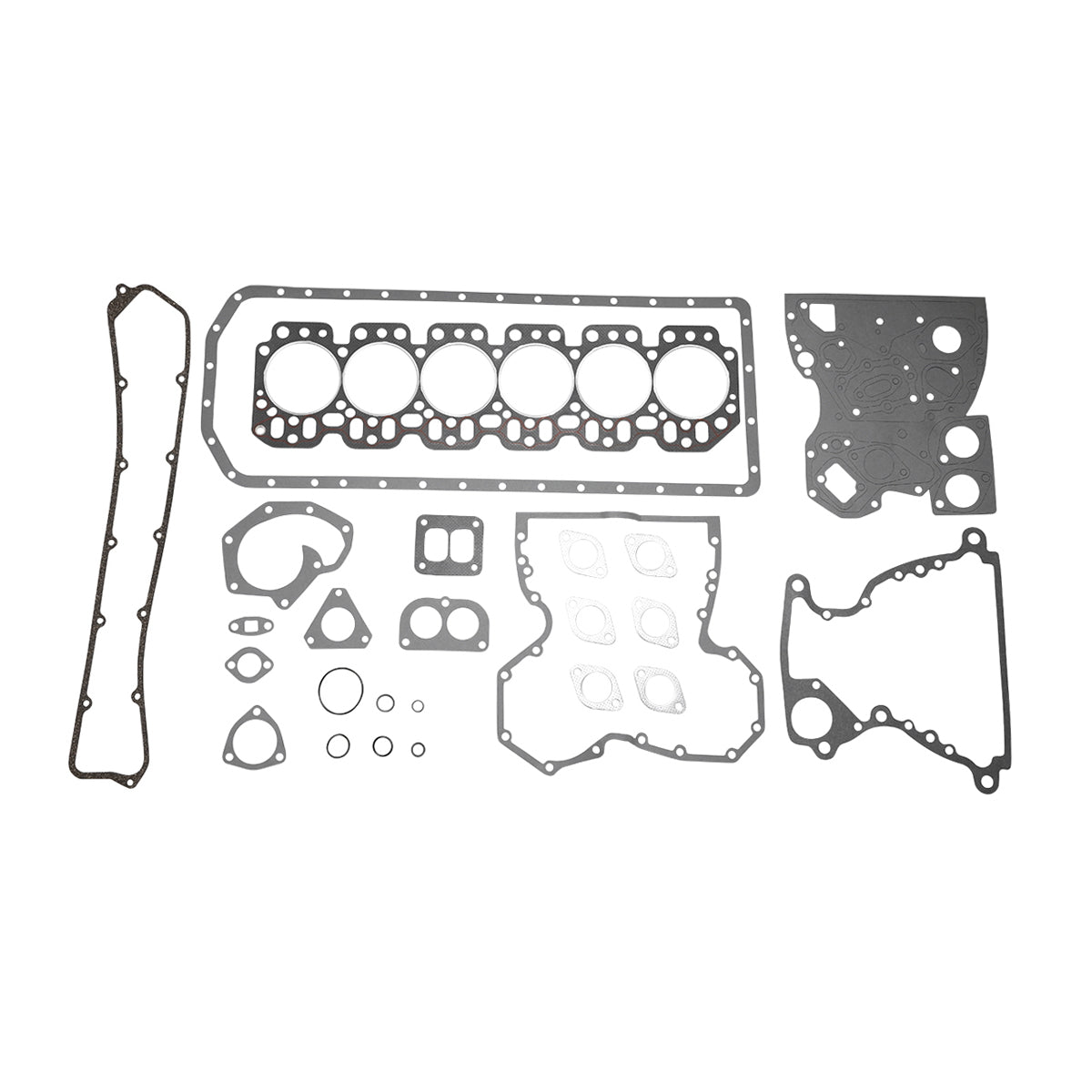 Engine gasket set for John Deere, Renault OEM code AR102265, AR102268, AR74367, AR79928, AR97180, AR97195, AR97786, RE16923, RE16925, RE37494, RE38858, RE501580, RE527022, 6005024687, RE37494N, TRE38858 Breckner Germany